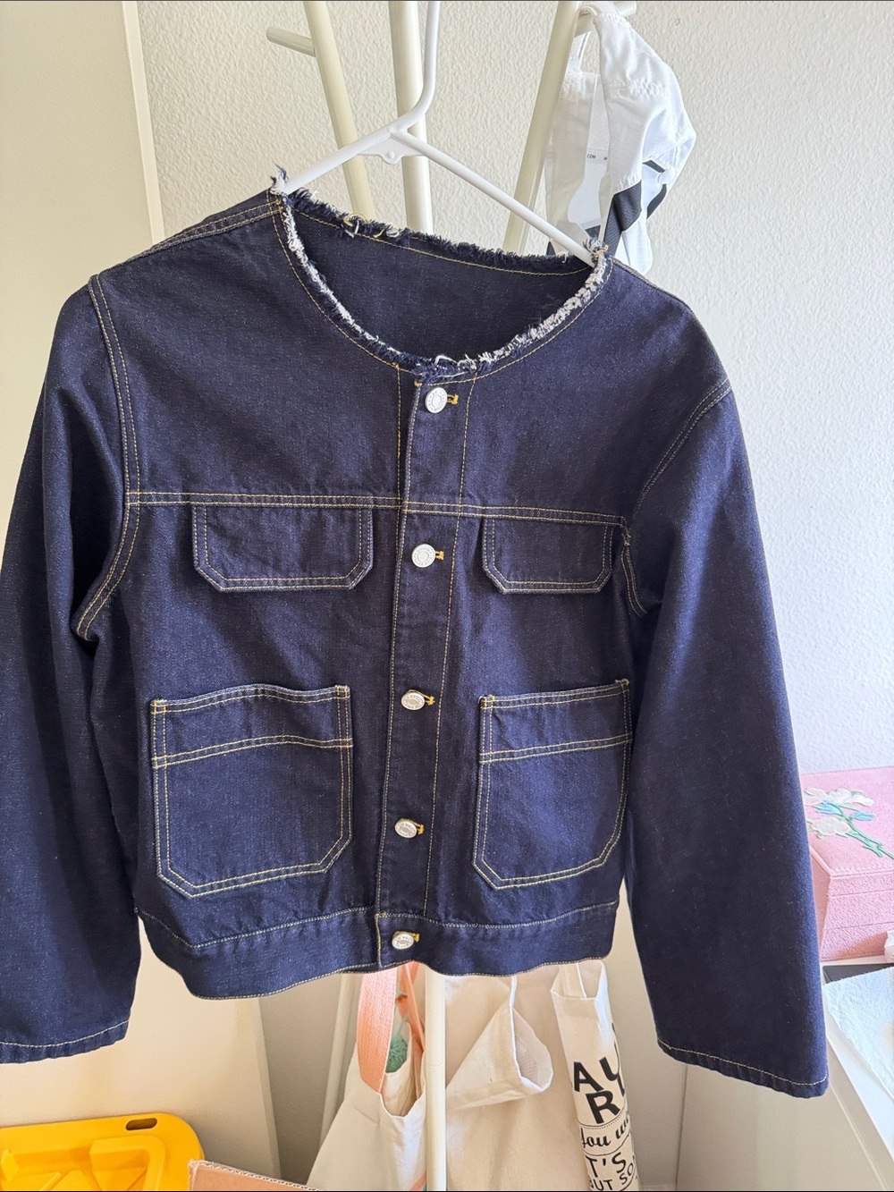 Kids Denim Jacket - Navy Blue